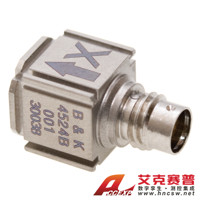 HBK 4524-B-001型  立方形三軸 CCLD 加速計(jì)、 TEDS、1 mV/ms-2，不含線纜
