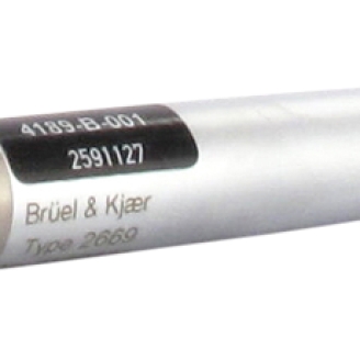 HBK 4189-B-001型  帶2669-B型前置放大器的?英寸自由場(chǎng)傳聲器，6 HZ 至 20 KHZ，預(yù)極化