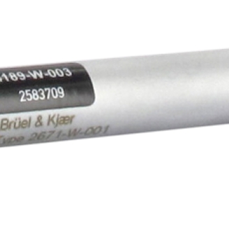 4189-W-003型  帶2671-W-001型前置放大器的?英寸自由場傳聲器，6 HZ 至 20 KHZ，預(yù)極化