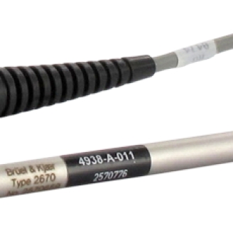 HBK 4954-A-011型  帶2670型前置放大器的?英寸自由場傳聲器，3 HZ 至 80 KHZ，預(yù)極化