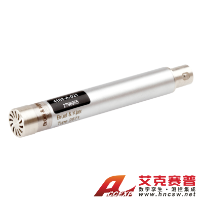 HBK 4188-A-021型  帶2671型前置放大器的?英寸自由場(chǎng)傳聲器，20 HZ 至 12.5 KHZ，預(yù)極化