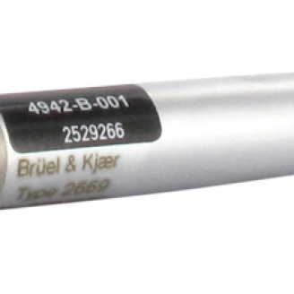 HBK 4942-B-001型  帶2669-B型前置放大器的?英寸擴(kuò)散場(chǎng)傳聲器，6.3 Hz 至 16 kHz，預(yù)極化