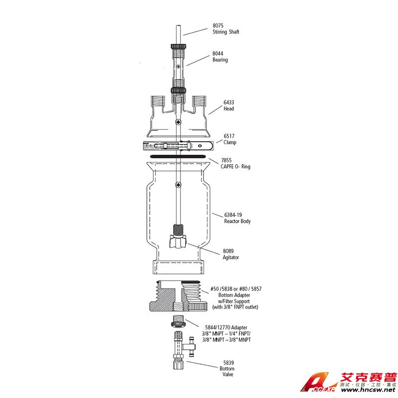 JULABO優(yōu)萊博 6000ml 單層壓力過(guò)濾釜，CRS6384-247