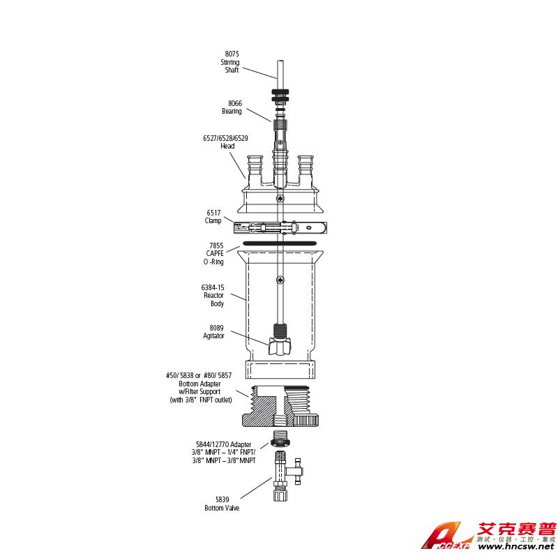 JULABO優(yōu)萊博 3000ml 單層過濾釜，CRS6384-133