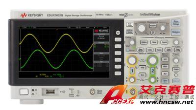 keysight是德 EDUX1002G 示波器：50 MHz，2 個模擬通道