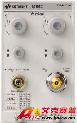 keysight是德 86105C 9 GHz 光 / 20 GHz 電采樣模塊，750 至 165