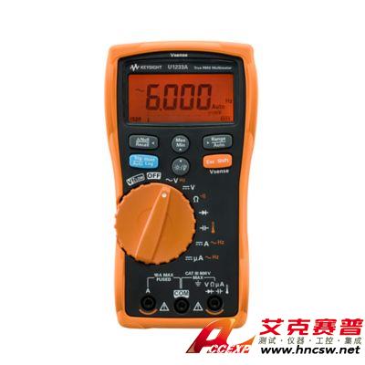 keysight是德 U1233A 手持式數(shù)字萬用表，3位半