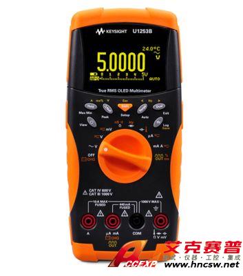 keysight是德 U1253B 手持式數(shù)字萬用表，4位半，OLED 顯示屏
