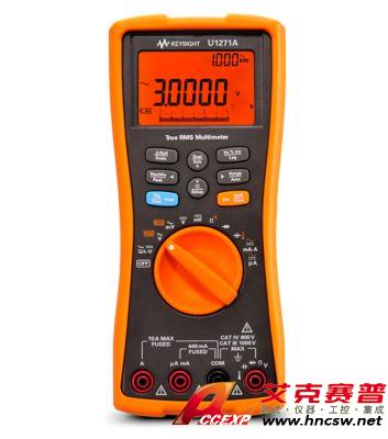 keysight是德 U1271A 手持式數(shù)字萬用表，4位半，IP54